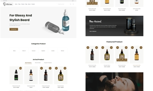 Responsive Shopify Theme for Beard Oil